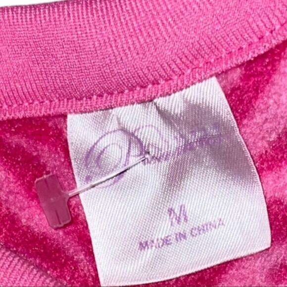 Simple pleasure hot pink warm & cozy pj set - Picture 4 of 6